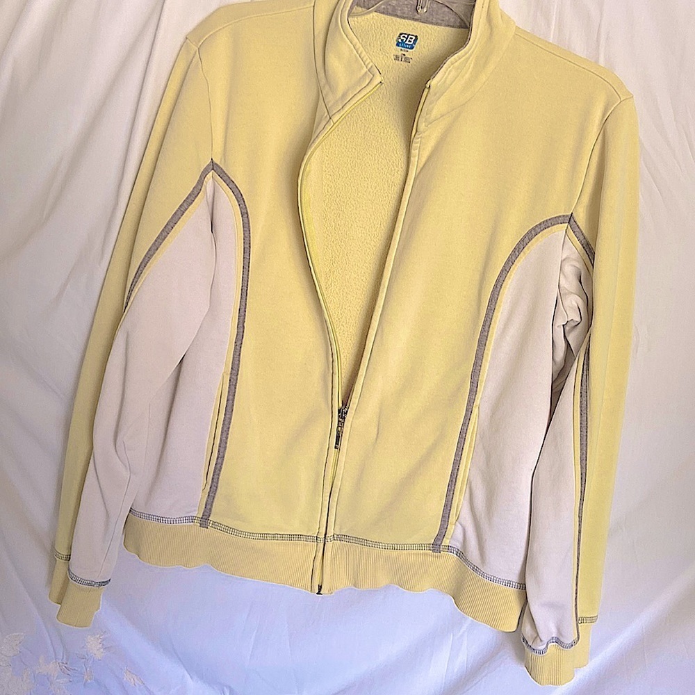 Well💛 SBActive Women Sz-LP 90’s Lite Full Zipper Sweat Shirt w/Collar- Sporty